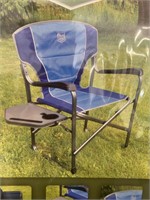 TIMBER RIDGE FOLDING CAMP CHAIR WITH SIDE TABLE