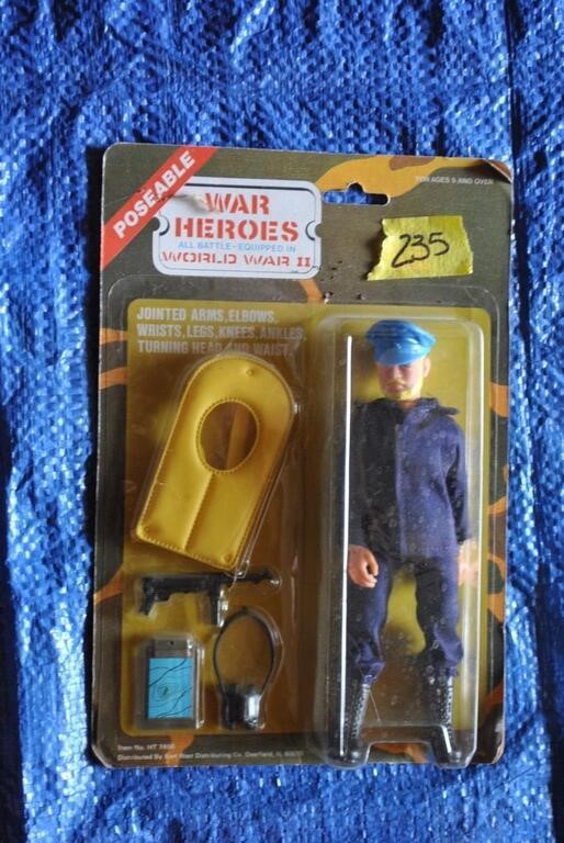 Poseable War Heroes ww2 doll new in box