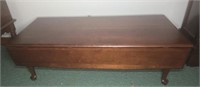 MID CENTURY DOUBLE DROP LEAF COFFEE TABLE