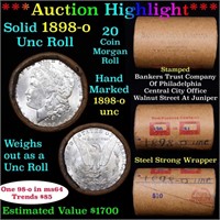 ***Auction Highlight*** Full solid date 1898-o Unc