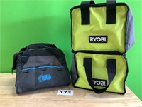 Ryobi & Gorilla Grip Small Travel Tool Bags
