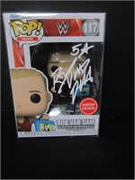 Rob Van Dam Signed Funko Pop PSA COA