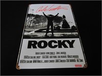 Carl Weathers Signed Metal Poster RCA COA