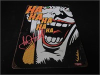 Mark Hamill Signed Metal Joker Sign RCA COA