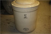 5 Gallon Crock With Lid