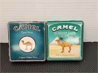Camel cigarette tins