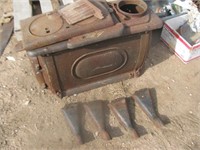 Antique Sheepherders Wood Burning Stove