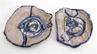 Eva Bouzard-Hui Art Pottery Plates, 2