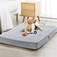 WNPETHOME Orthopedic Dog Bed XXL 55x42x4 Grey