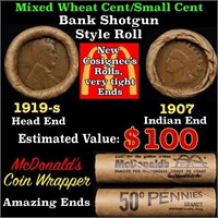 Small Cent Mixed Roll Orig Brandt McDonalds Wrappe