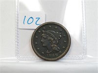 1846 P Large Cent Braided Hair
