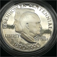 1990 US Commemorative 90% Silver Dollar