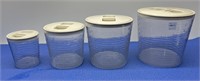Longaberger Liners with Lids , 4 Pcs , Canister