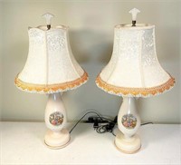 pair - Aladdin lamps