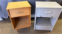Two vintage night stands