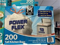 MM power flex 200 tall kitchen bags