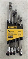 Dewalt 5pc MM Flare Nut Wrench Set