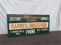 Home Builders Double Sided Sign