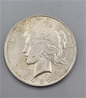 1922 U.S. Silver Peace Dollar