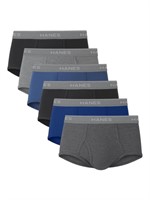 Hanes Mens 6-pack Exposed Waistband Mid-rise Brief