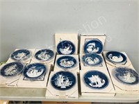 12 cameo plates