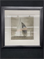 Framed Eichholtz Michael Kahn Boat Print