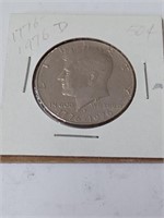 1776-1976 Kennedy Half Dollar w/ D Mark