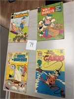 Lot of 4 Vintage Cartoons Comic Books