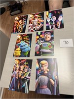 Lot of 7 Vintage Toy Story Movie Cards