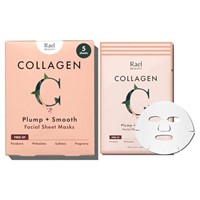 Rael Bamboo Face Sheet Mask - Collagen Facial Mask