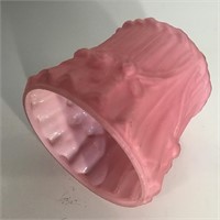 PINK FROSTED GLASS LAMPSHADE