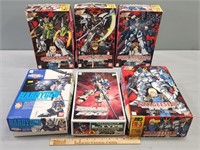 Bandai Model Robots Boxed Toy Lot