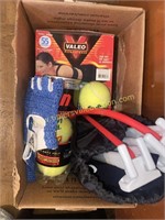Box of exercise items