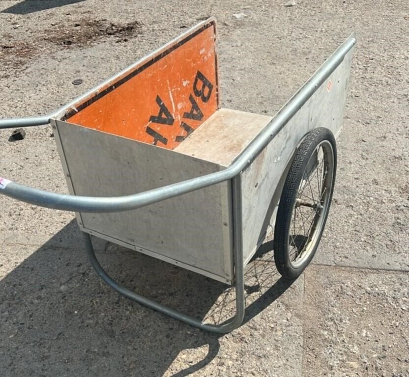 Homebuilt 2 Wheeled Garden Cart