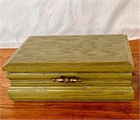 Vintage "Naken" Wood Jewelry Box