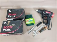 Scuff Pads, Hand Tools, Dril Master Heat Gun