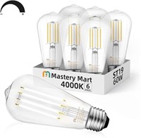 Mastery Mart Vintage LED Light Bulb-6PCS