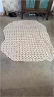 Doily style tablecloth, some spots