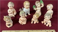 NAPCO INFANT FIGURINES NUMBERED (8)