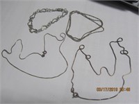 925 Bracelets & Necklaces-2 of each-11.5 gr.