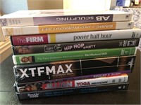 Lot of 8 workout DVDs