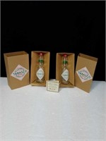 Limited edition Tabasco bottles with certificate