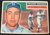 1956 Topps #150 Duke Snider HOF SP Lower grade Con