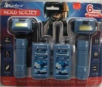 Cobra Hero Series Police/Swat Walkie Talkie Set ~
