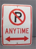 ~ No Parking Street Sign