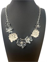 Elegant Gray & Black Fashion Necklace