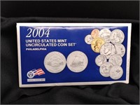 2004 Mint uncirculated coin set