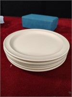 Six 9" Melamine Lunch Plates NSF