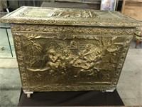 Brass Coal Box
