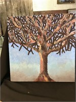 Oill on Canvas Painted Tree